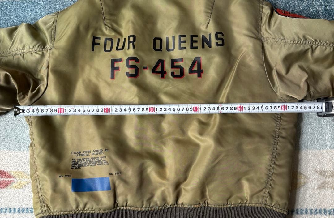 AVIREX アヴィレックス 58th BOMB FourQueens MA-1
