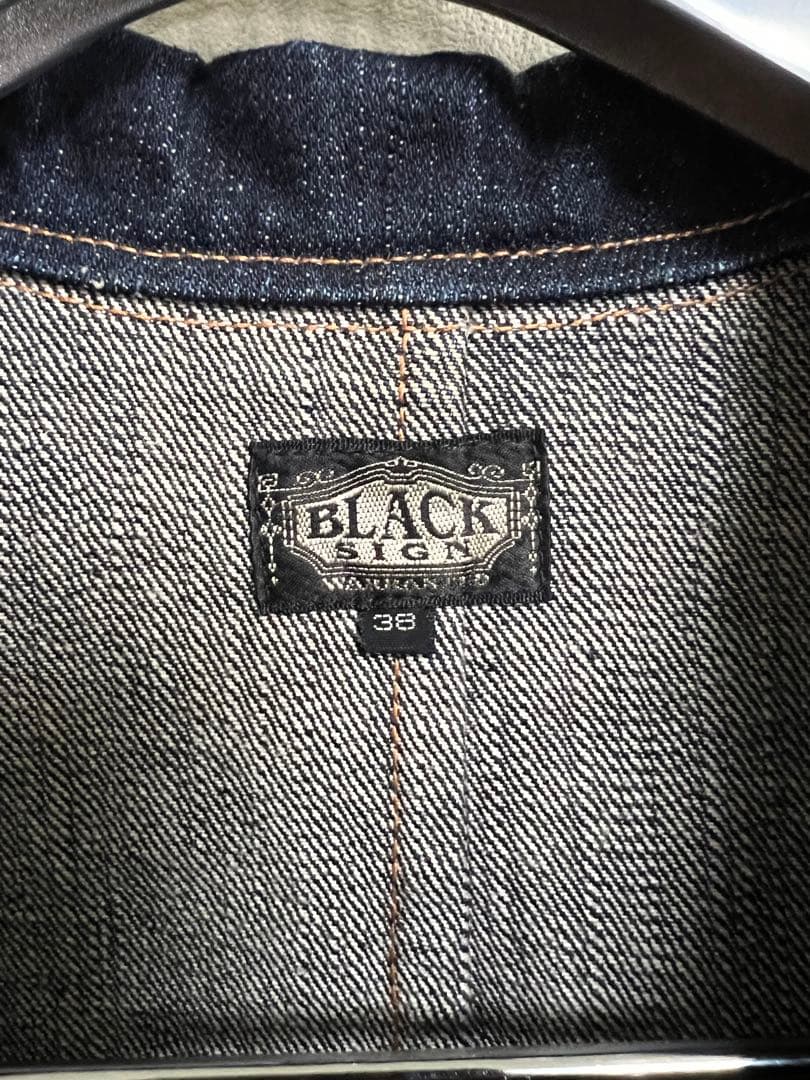 【濃紺】【極美品】BLACKSIGN ブラックサイン カバーオール ハンドメイド