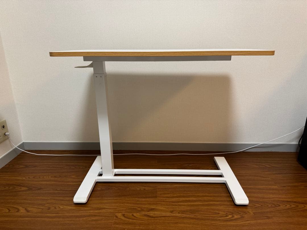 【3連休値引き】FLEXISPOT サイドテーブルH7 ホワイト 80x45cm