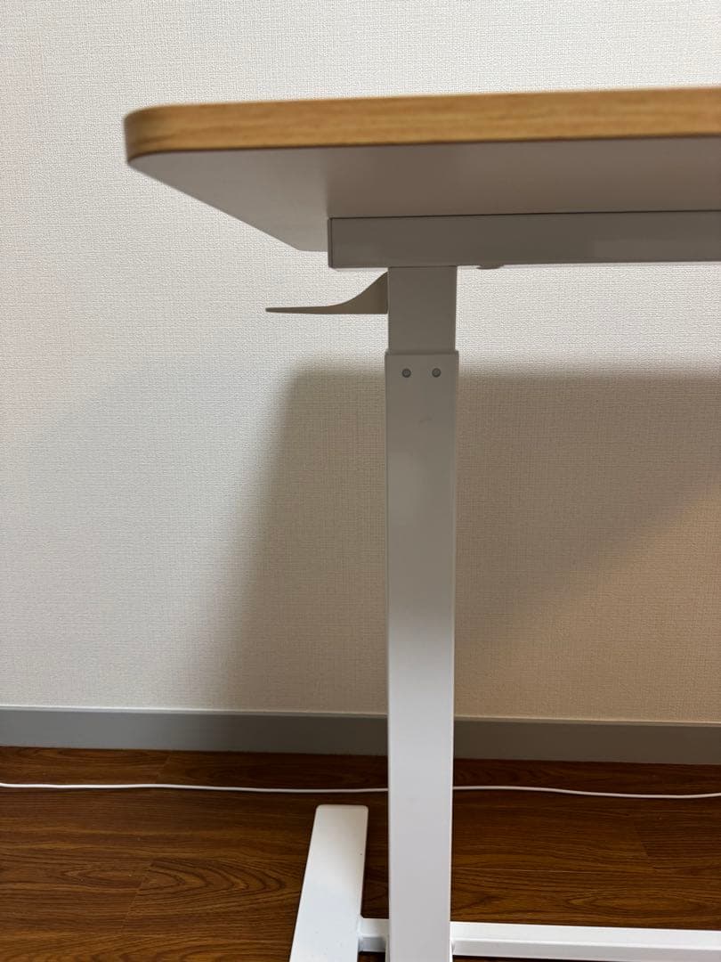 【3連休値引き】FLEXISPOT サイドテーブルH7 ホワイト 80x45cm