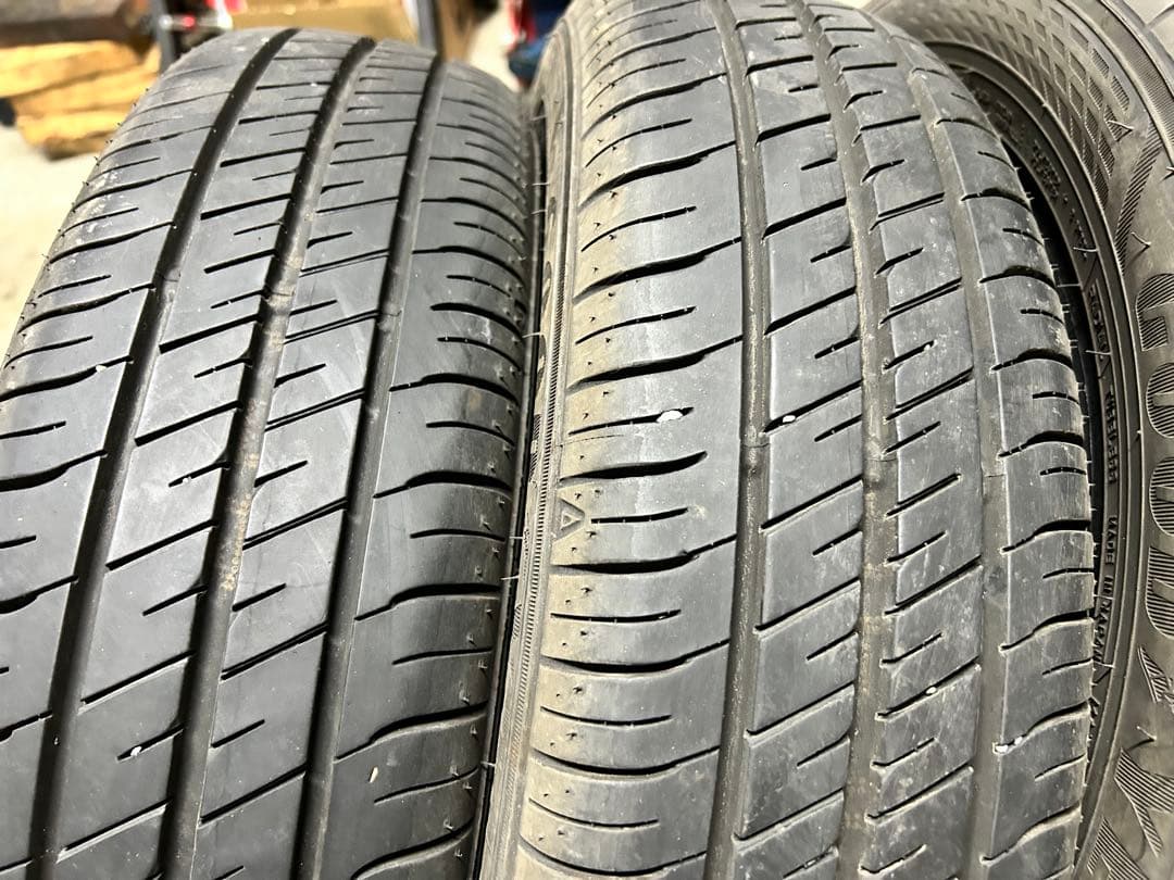 【9分山！】4本セット155/65R14軽自動車用【24年製造】日本製タイヤのみ