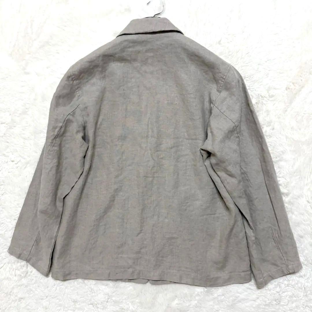 美品 ネストローブコンフェクト ジャケット リネン ナチュラル 炊込み 20SS