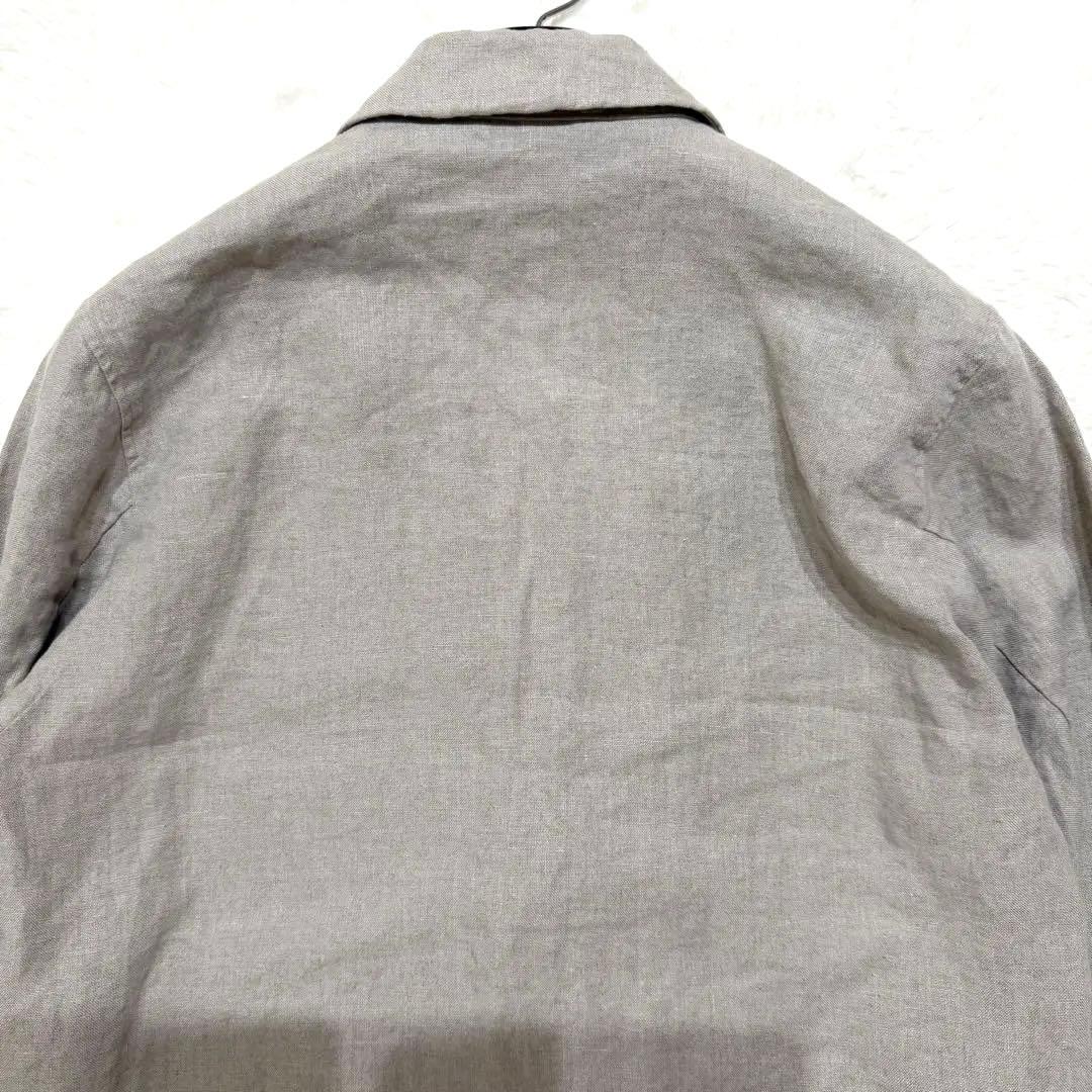 美品 ネストローブコンフェクト ジャケット リネン ナチュラル 炊込み 20SS