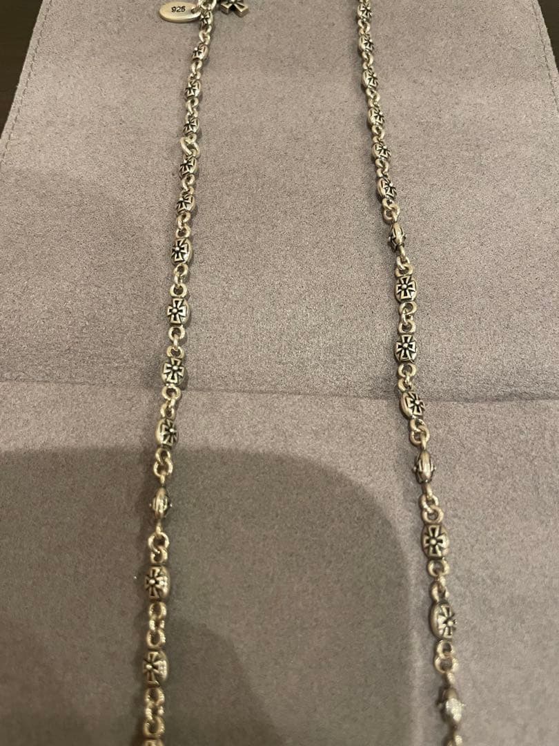 【美品】JUSTIN DAVIS ヘビークロス　チェーンネックレス