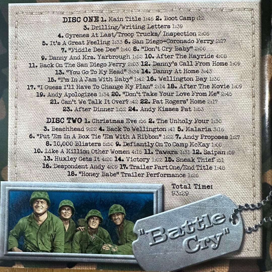 CD 映画「愛欲と戦場」1955 サントラ　マックス・スタイナー