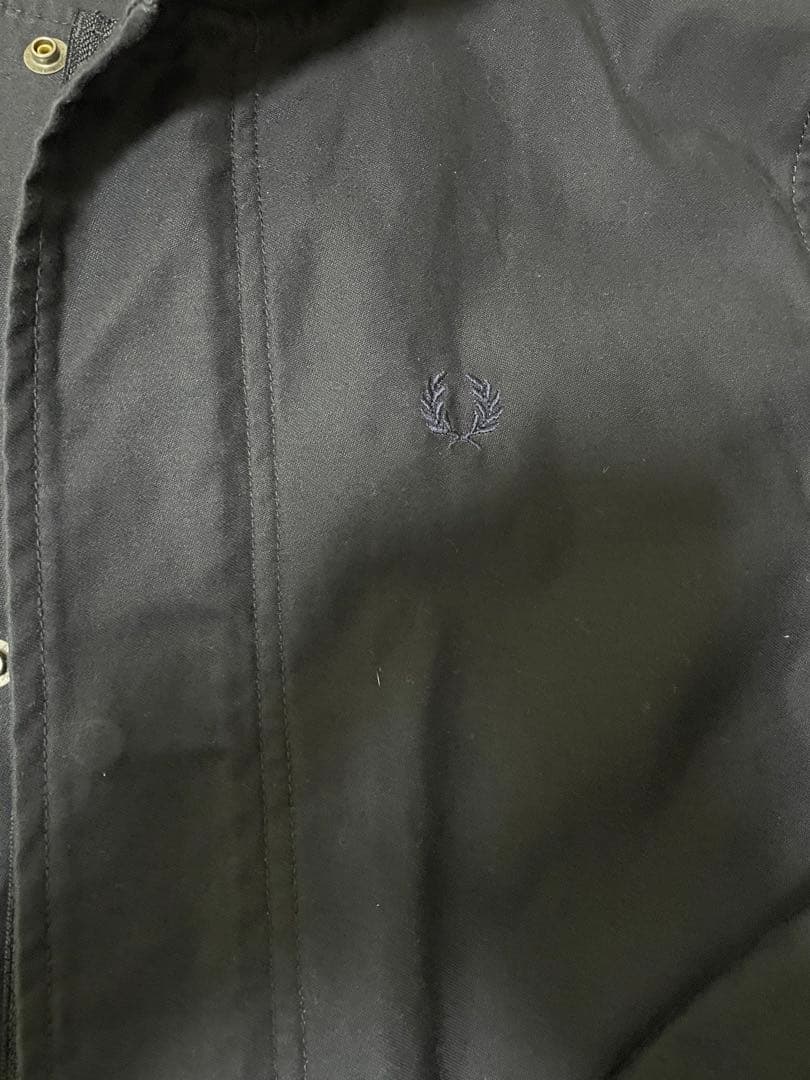 FRED PERRY フレッドペリー コート ネイビー　アウター　紺　春コート