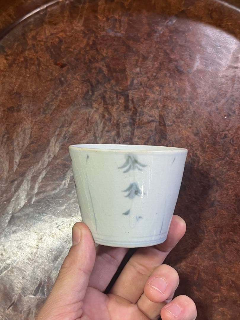 珍品　モダン　古伊万里　蕎麦猪口　そば猪口　甘手　民藝　民芸　くらわんか