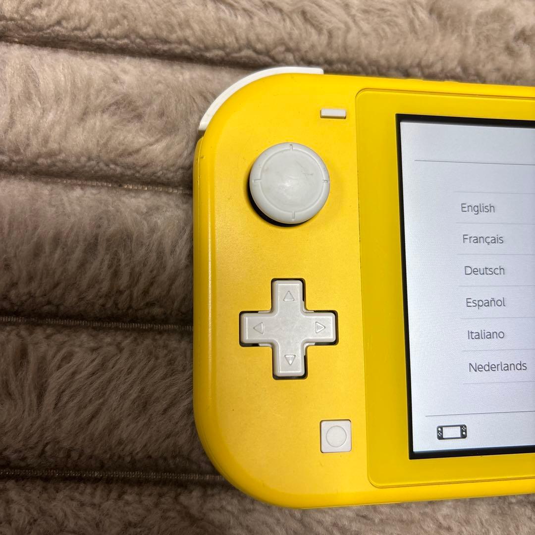 【ジャンク】Nintendo Switch Lite イエロー ACアダプター付