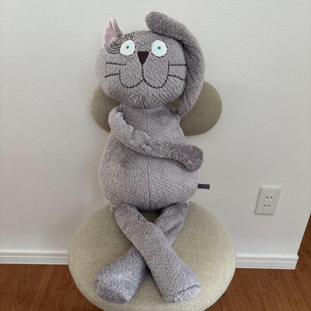マンハッタナーズ　MANHATTANER’S グレーの猫 ぬいぐるみ