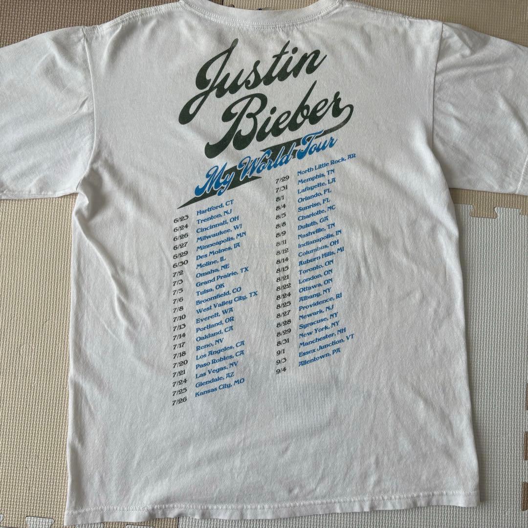 バンT Justin Bieber 2010年ツアー限定Tシャツ レア