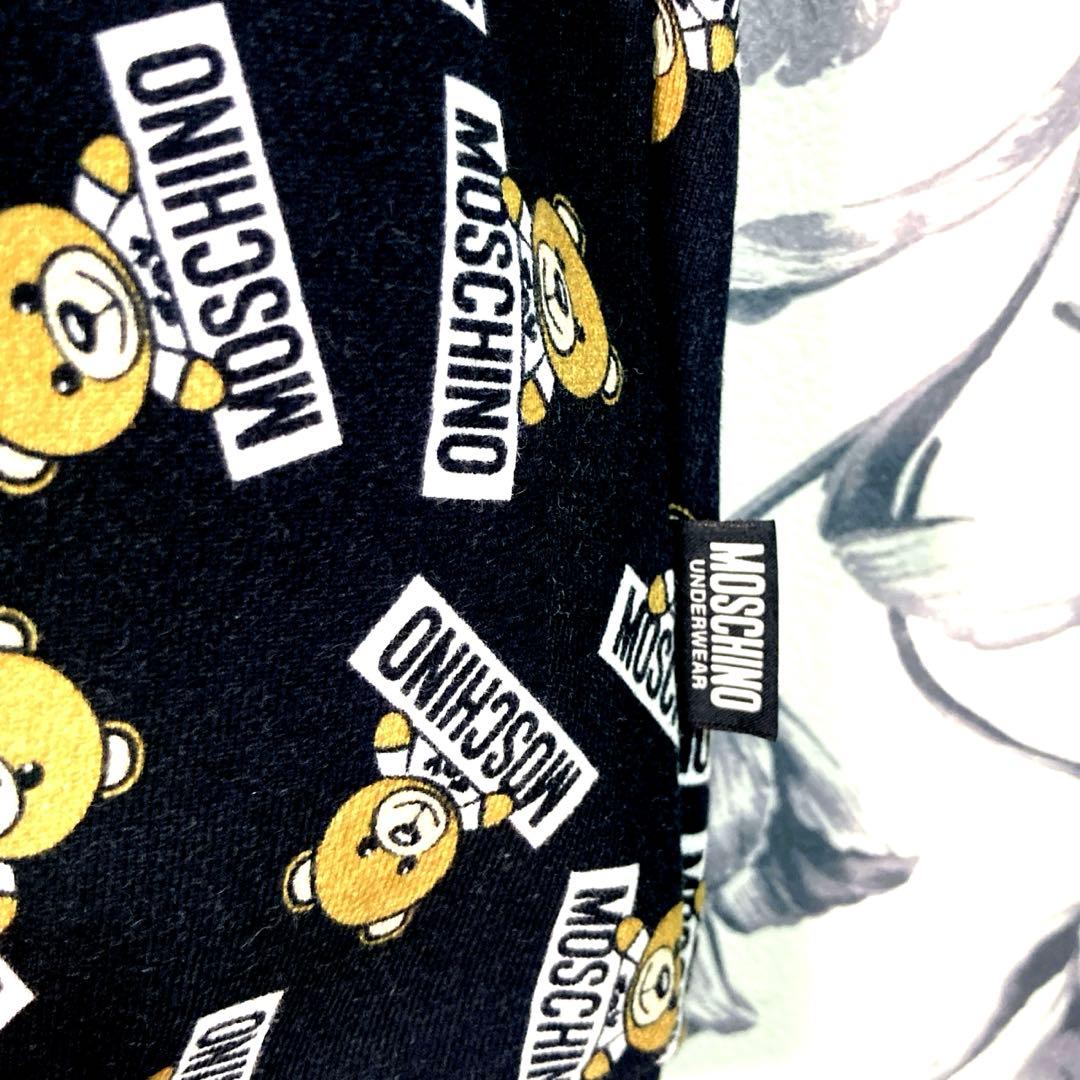 【新品 未使用】Moschino コットン クマ柄 ワンピース トレーナー S
