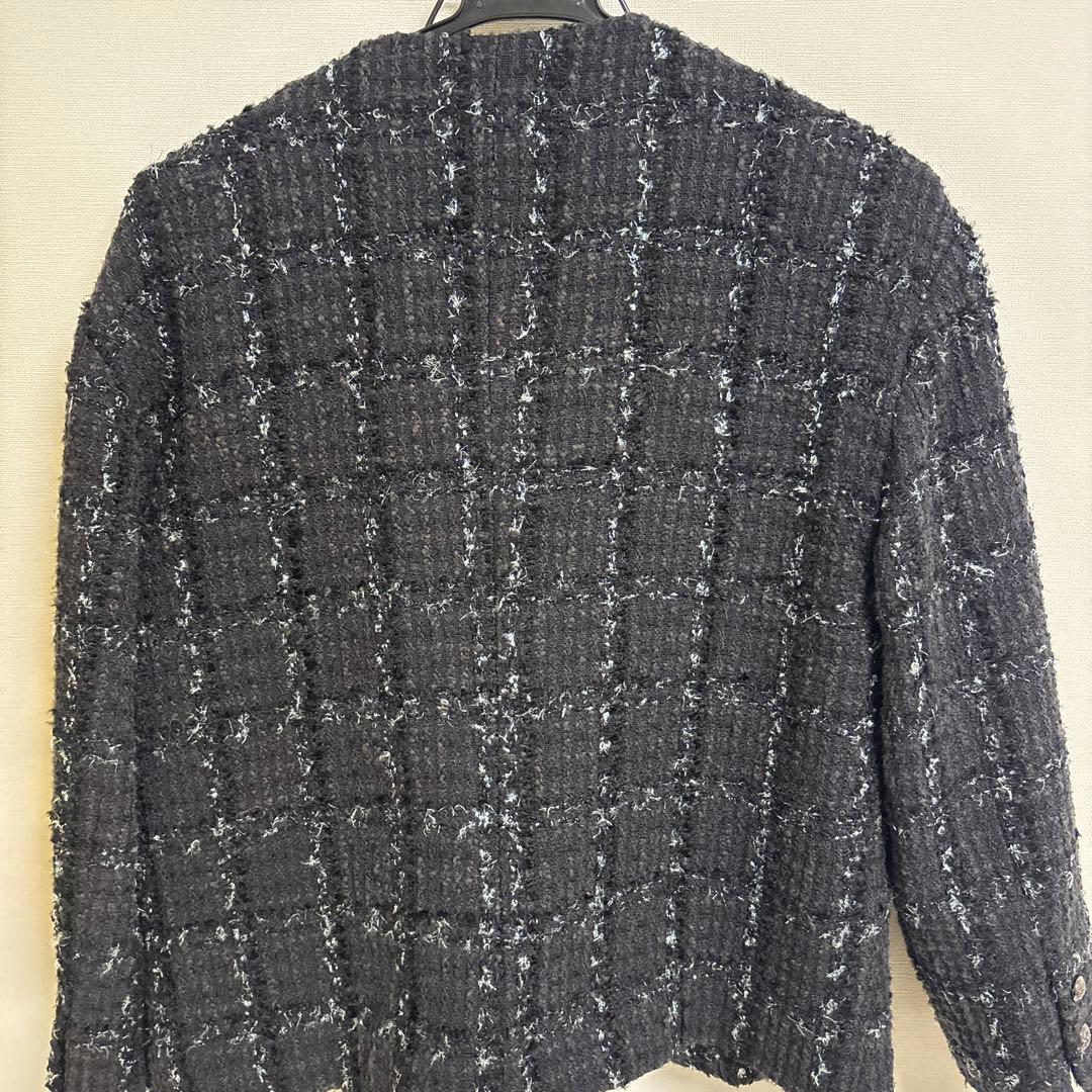 theory luxeツイードジャケットコート　タグ付き