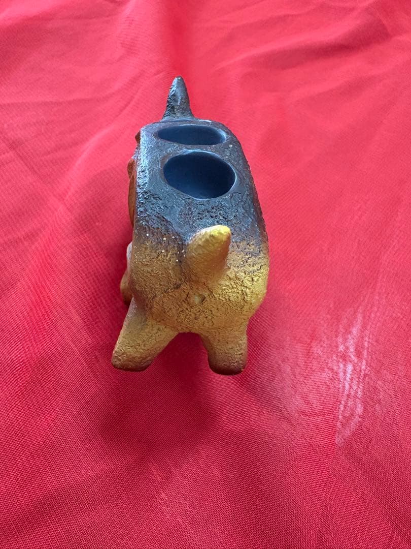 【販売終了品・岡本太郎】犬の植木鉢 フィギュア 本体のみ ミニチュア オブジェ
