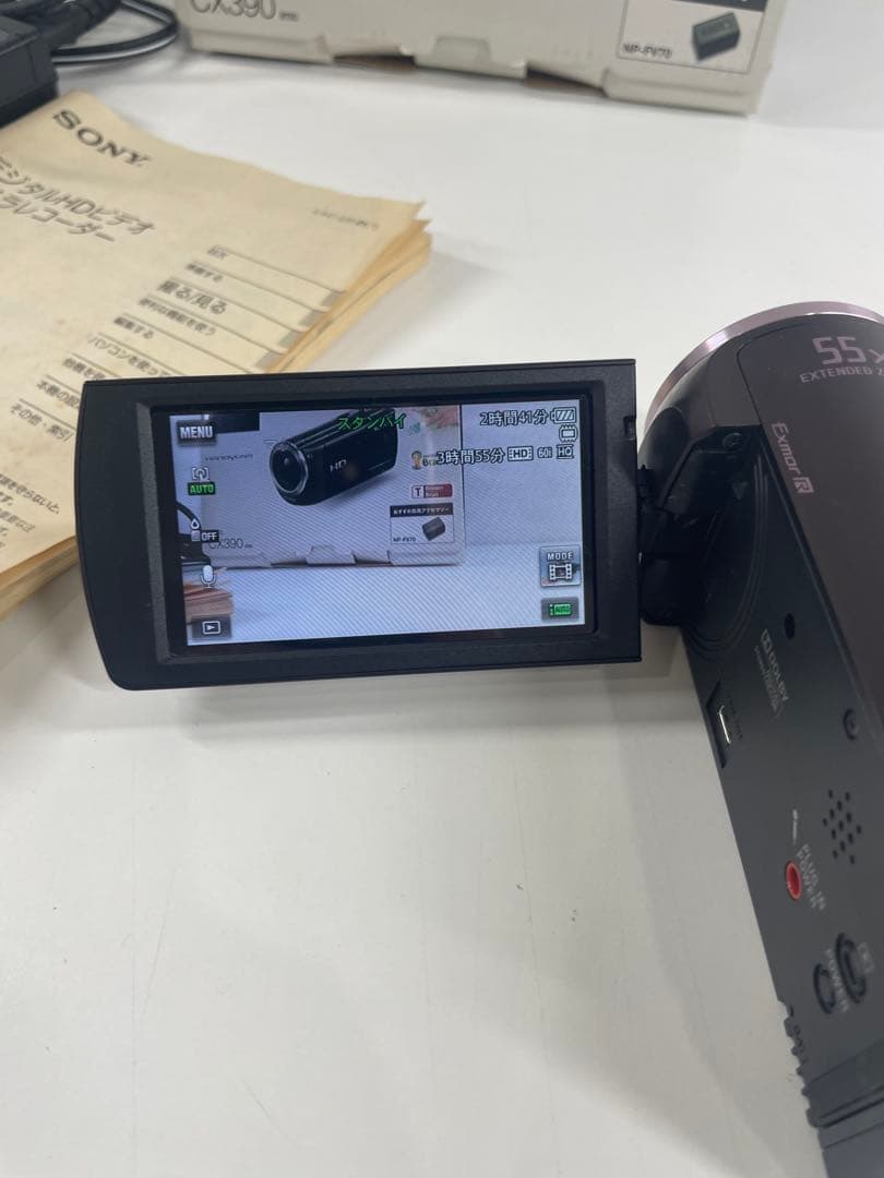 ず*ん様 SONY ハンディカム CX390 ビデオカメラ本体 動作確認済