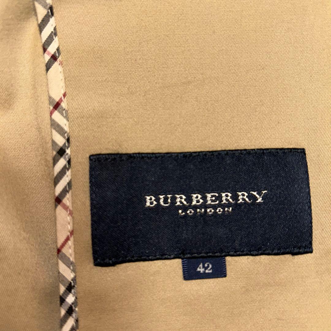【美品】Burberryベージュスプリングジャケットサイズ42