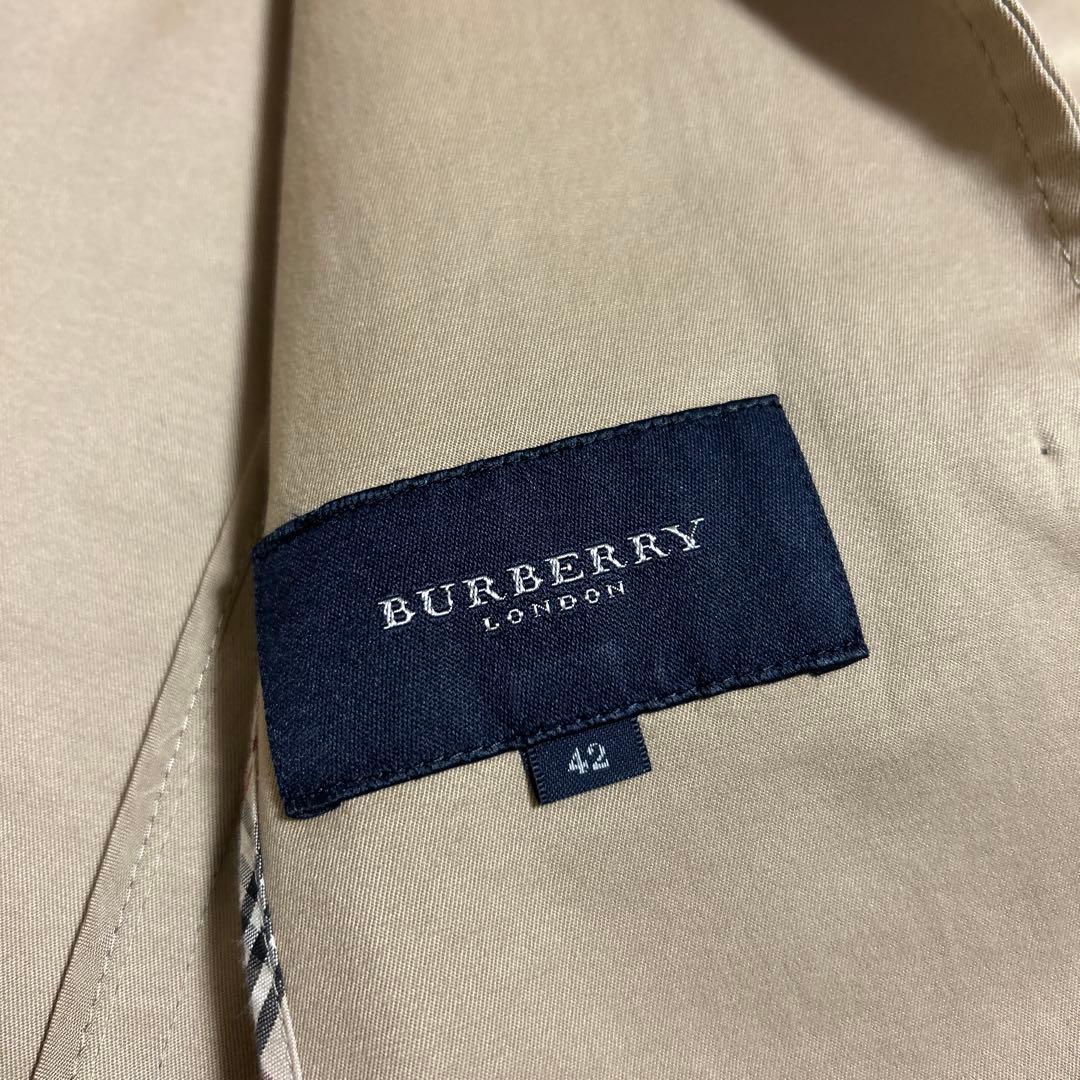 【美品】Burberryベージュスプリングジャケットサイズ42