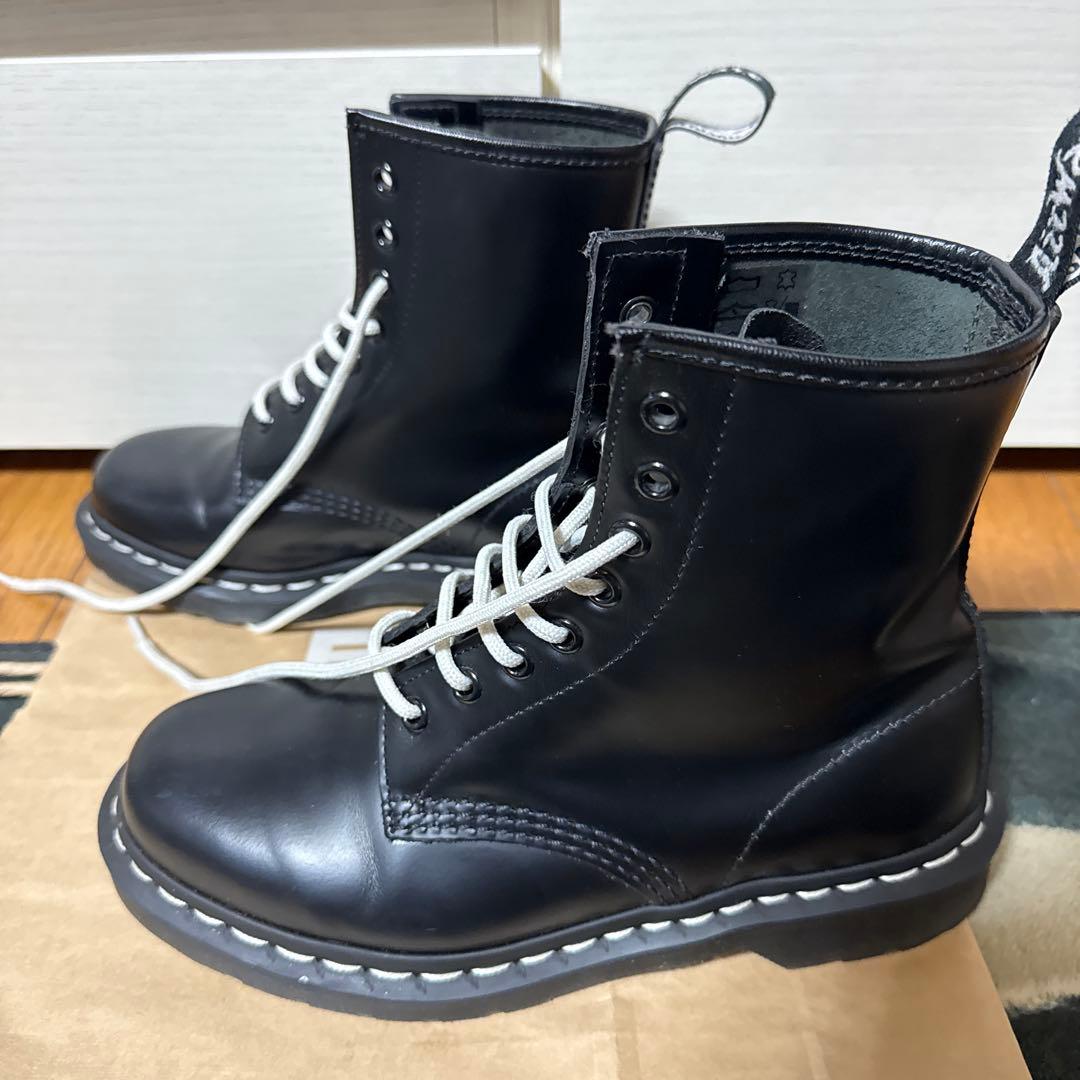 Dr.martens 1460ホワイトステッチ 8 ホール ブーツUK5