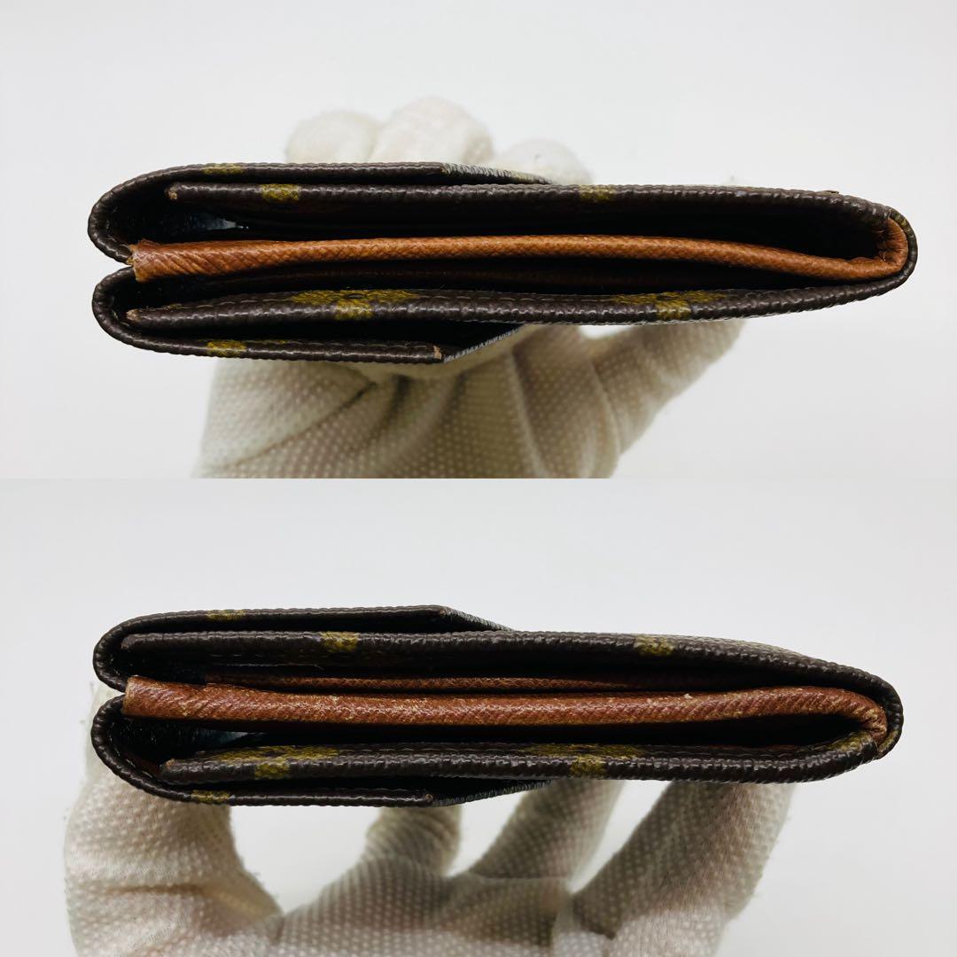 ルイヴィトン モノグラム コンパクト 財布 Wホック A977