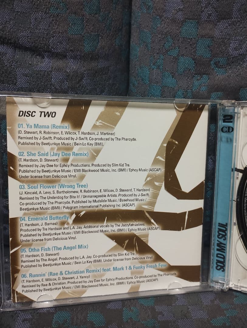 The Pharcyde Sold My Soul Remix 2枚組 CD