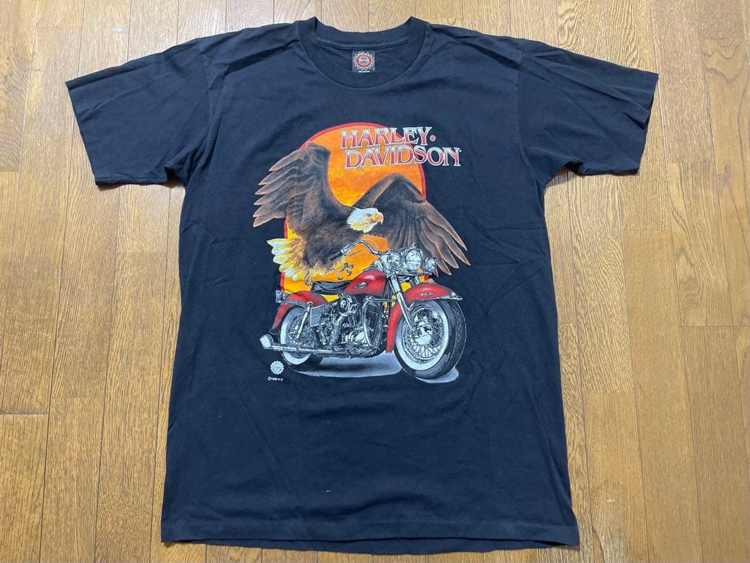 よ*ー様 Harley Davidson ビッグロゴ 90s tシャツ