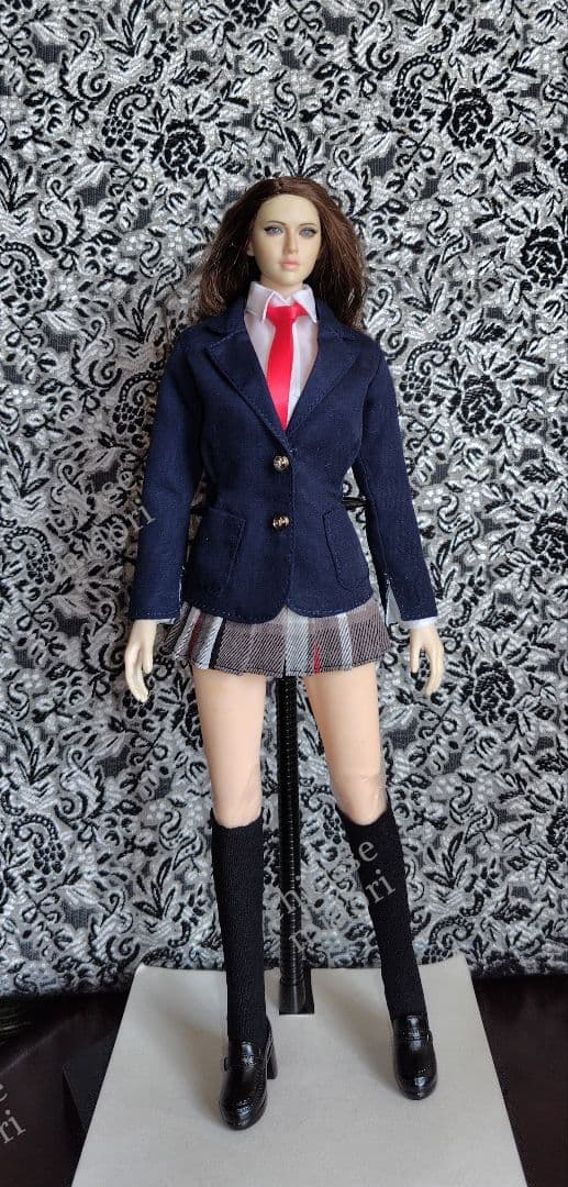 1/6フィギュア服　S07Cサイズ　Say What　濃紺+プリーツG