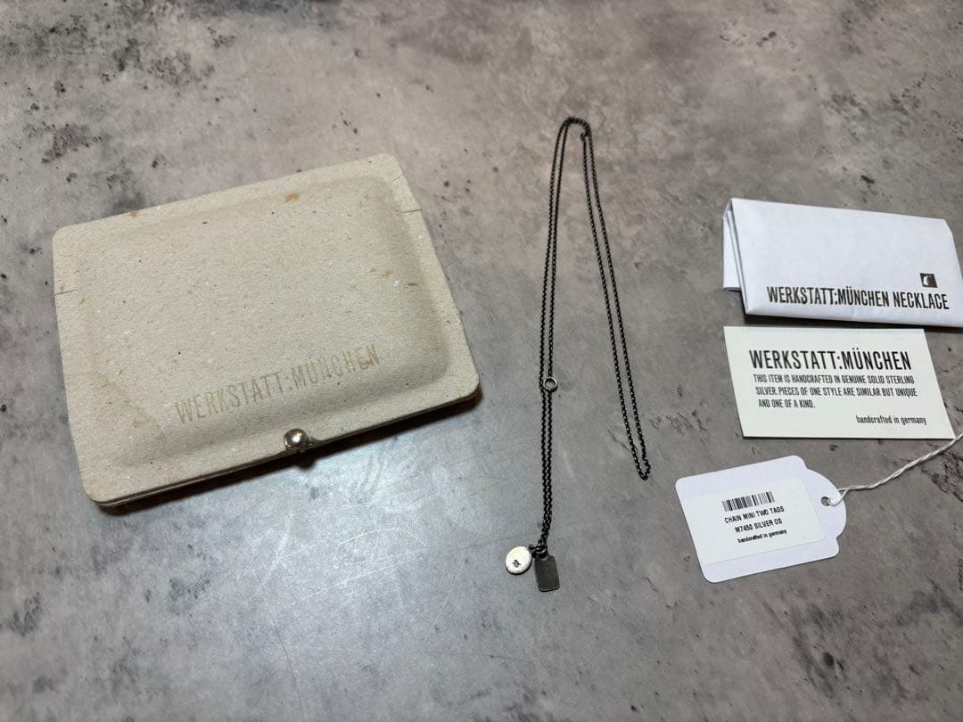 パ*ン様 werkstatt:munchen ネックレス　スターリングシルバー