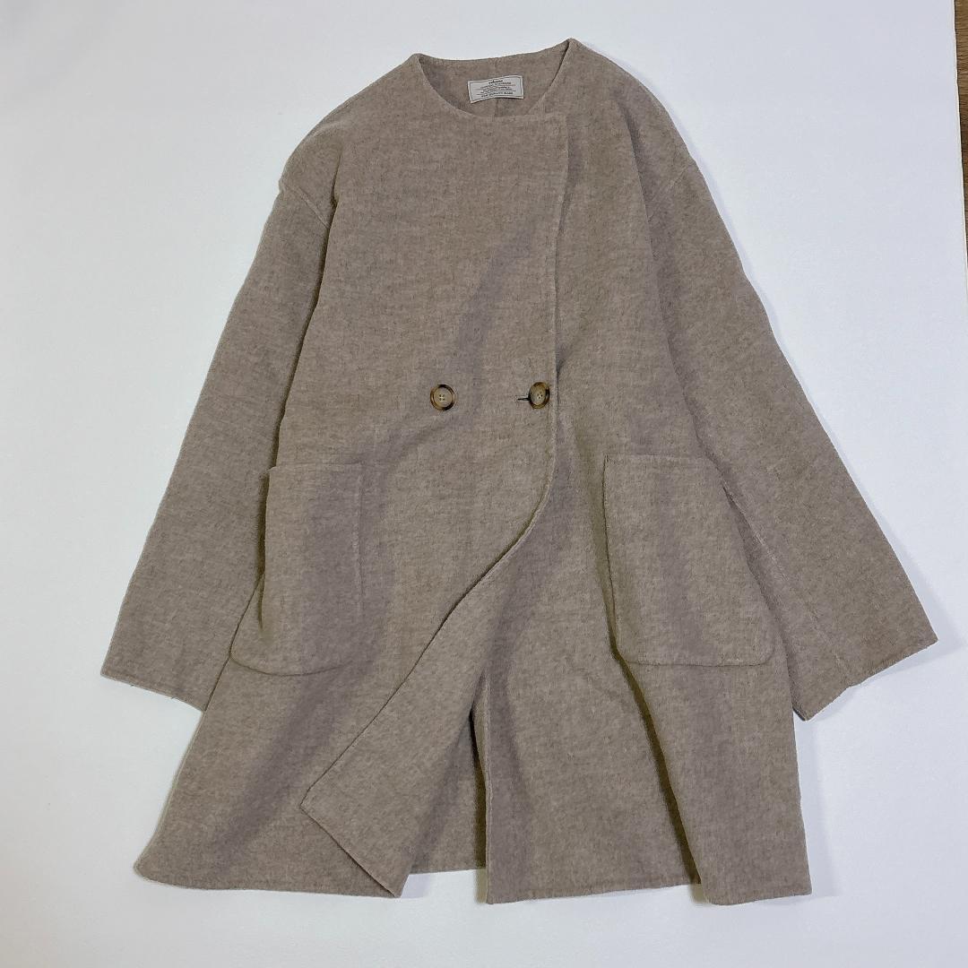 22AW✨ジャーナルスタンダード レリューム ウールナイロン リバーミドルコート