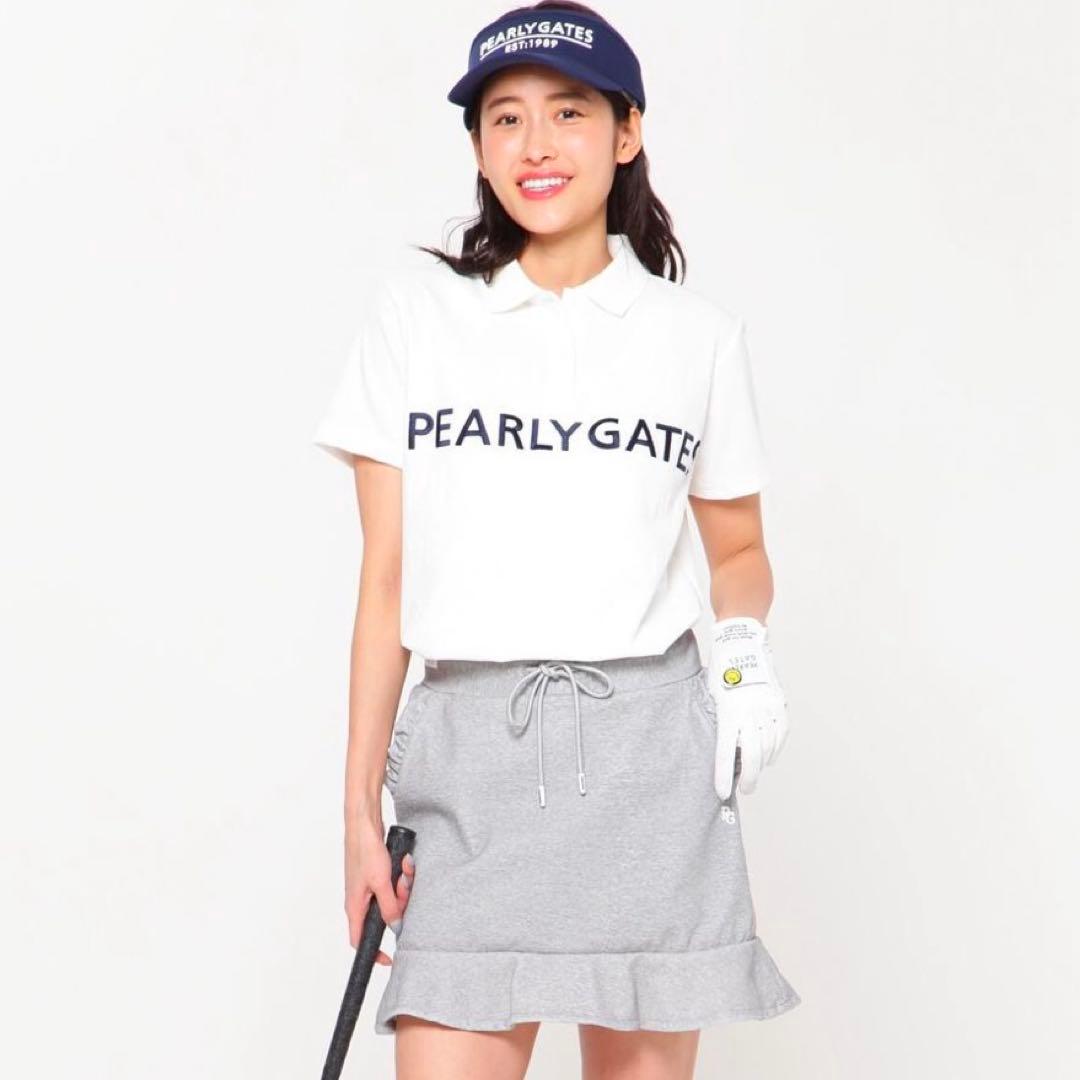 PEARLY GATES ポロシャツ 半袖 ホワイト