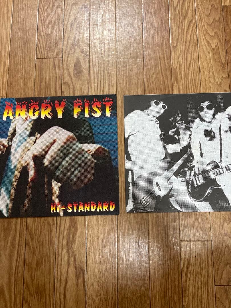 HI-STANDARD ハイスタンダード　ANGRY FIST レコード