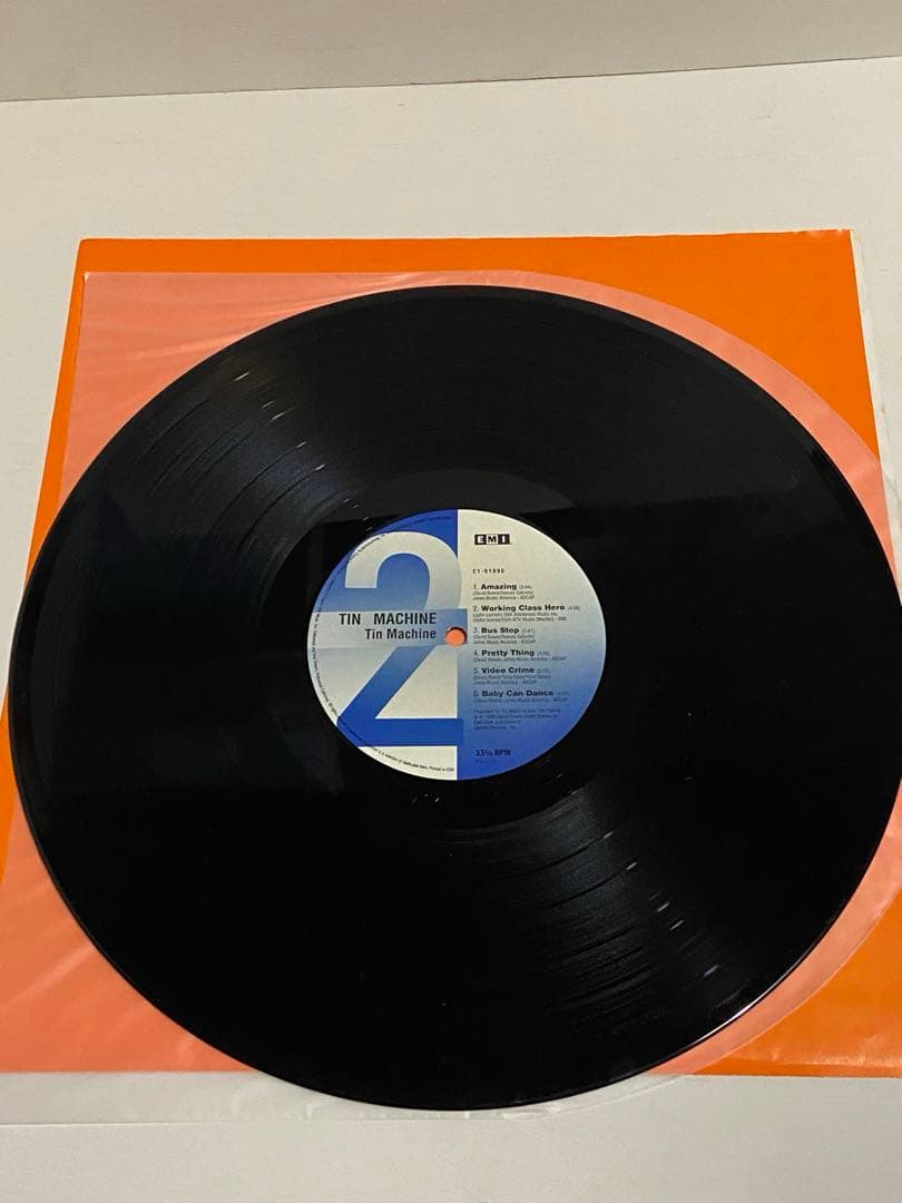 TIN MACHINE デビッドボウイ　ティンマシーン　輸入盤　LPレコード