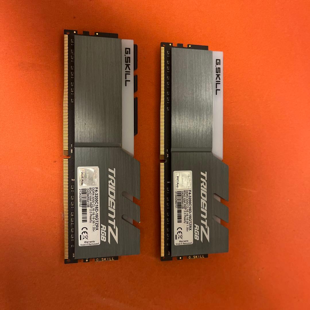 メモリー G.SKILL TRIDENT Z RGB 16GB DDR4 3200MHz