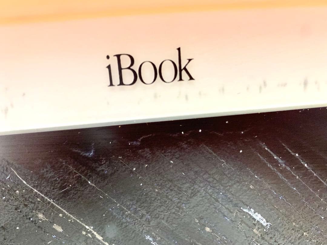 ジャンクApple iBook G3 M2453 クラムシェル タンジェリン