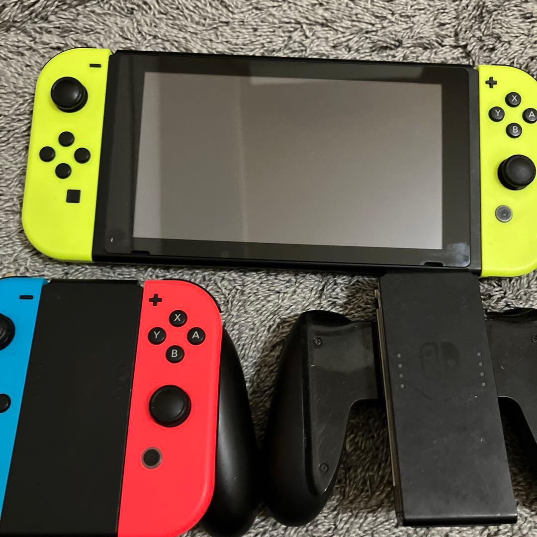Switch 本体セット イエロー/レッド/ブルー　プロコン　ドッグ