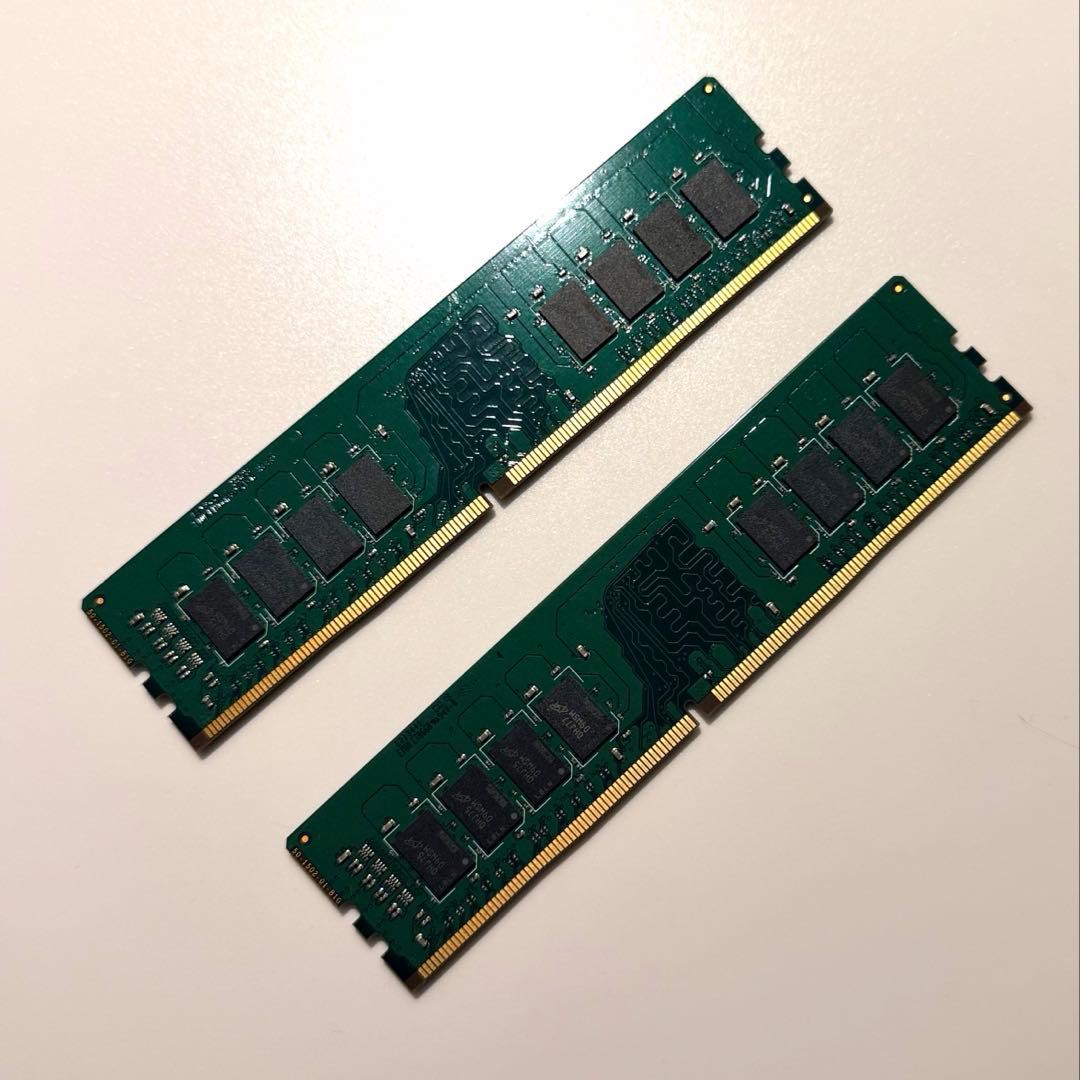 【32GB】Crucial DDR4 3200MHz メモリ 16GB×2