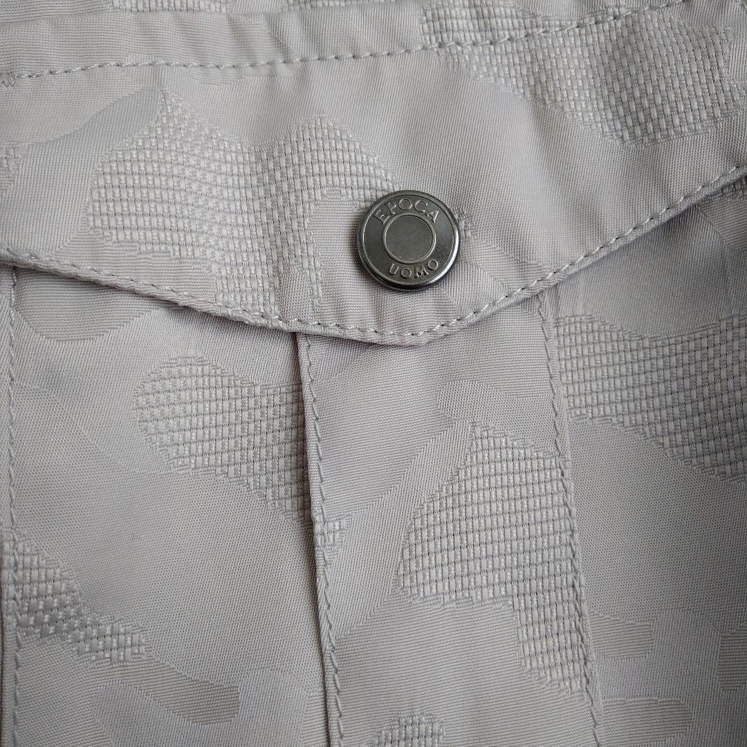 【美品】エポカウォモ ライトグレー ミリタリー ジャケット L