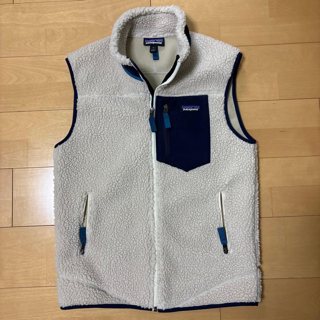 【極美品】patagonia レトロxベスト S ナチュラル