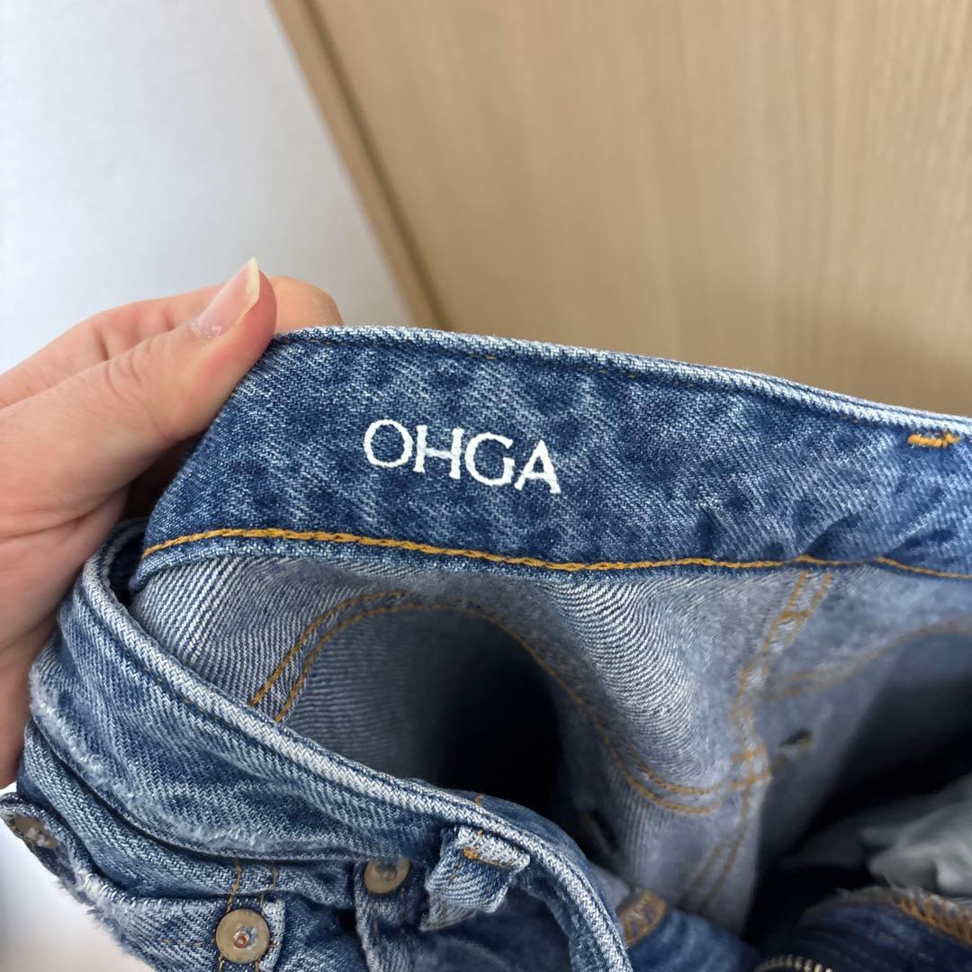 OHGA ×RED CARD コラボデニム　インディゴカラー　Sサイズ