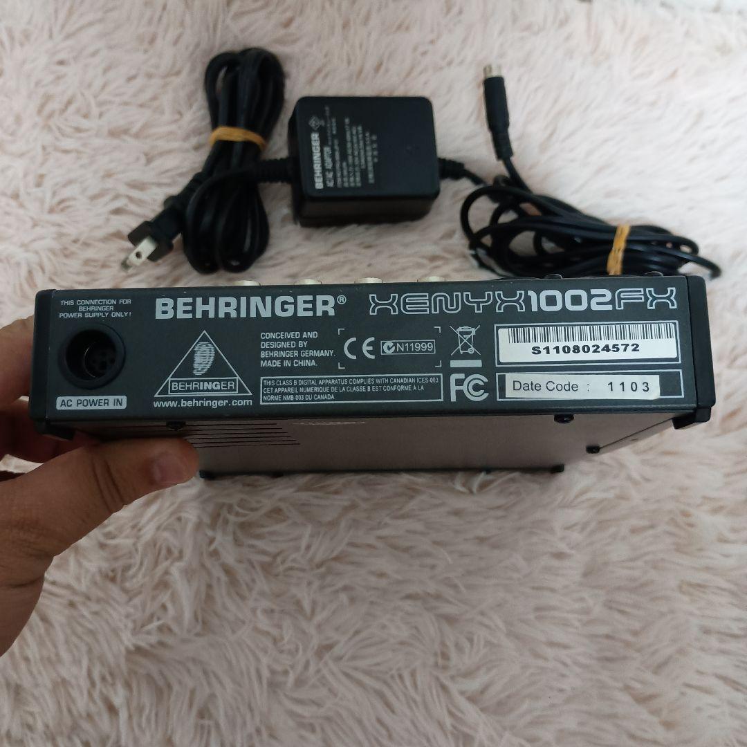 訳あり BEHRINGER XENYX 1002FX アナログミキサー