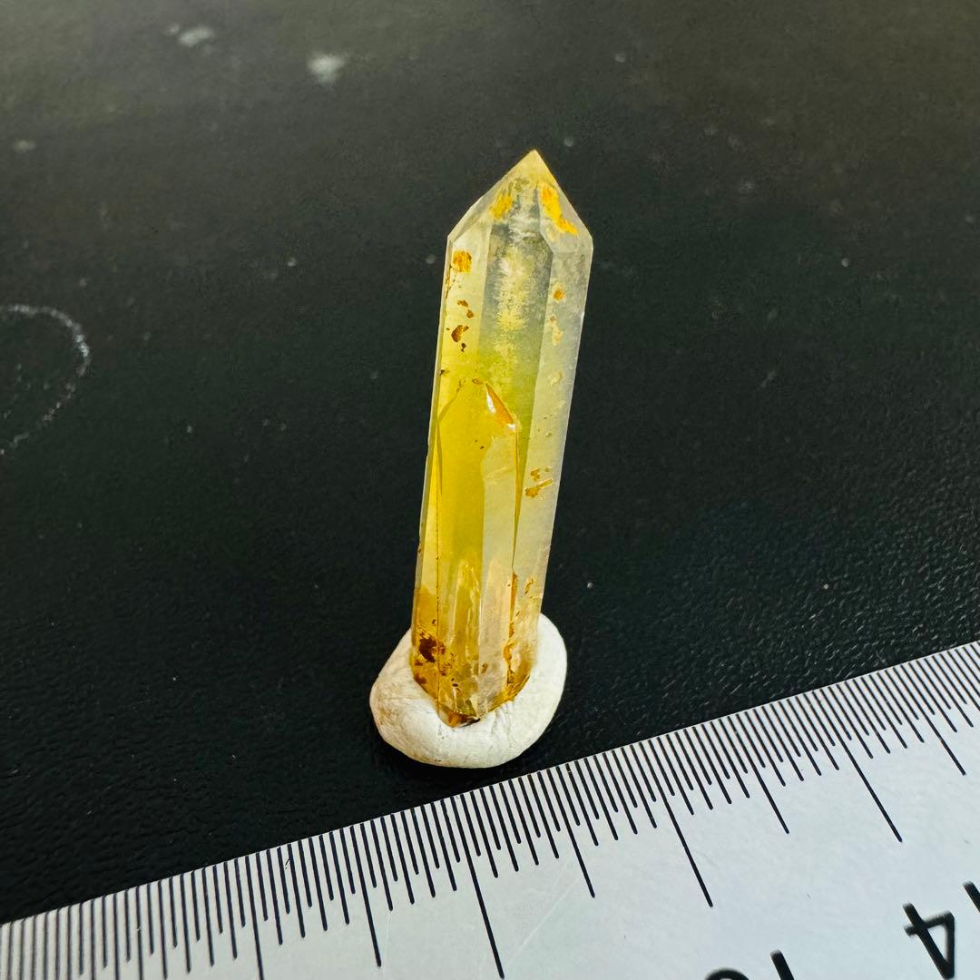 レモン水晶 国産鉱物 奈良 希少