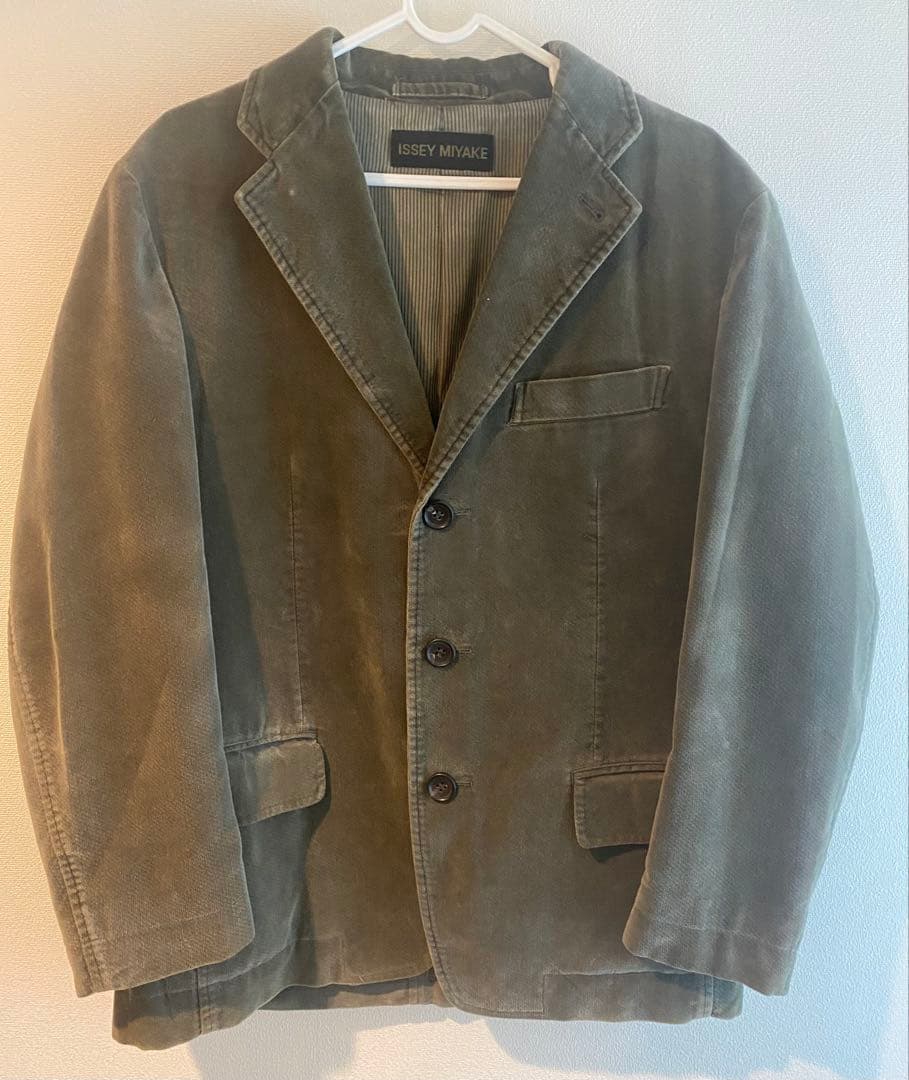 ISSEY MIYAKE セットアップ　オリーブグリーン