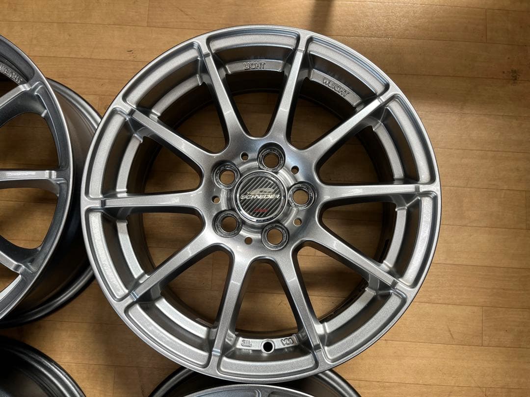【現品限り】A-TECH シュナイダー 中古アルミホイール 15インチ4本セット