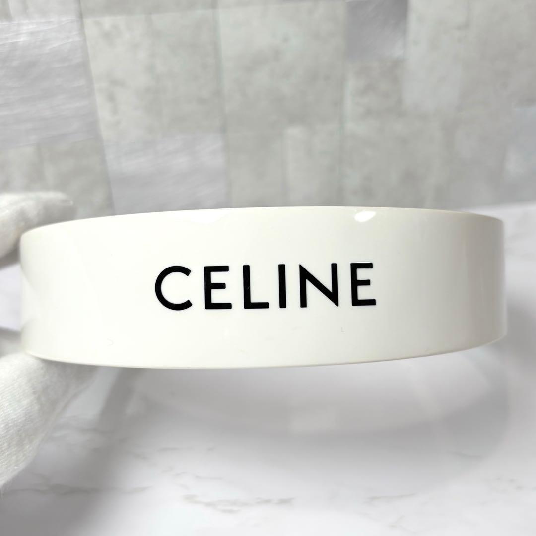 セリーヌ　CELINE カチューシャ　ヘアバンド　髪留め　ロゴ