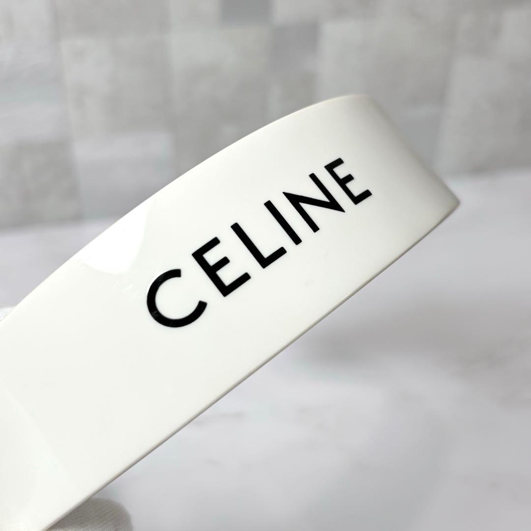 セリーヌ　CELINE カチューシャ　ヘアバンド　髪留め　ロゴ