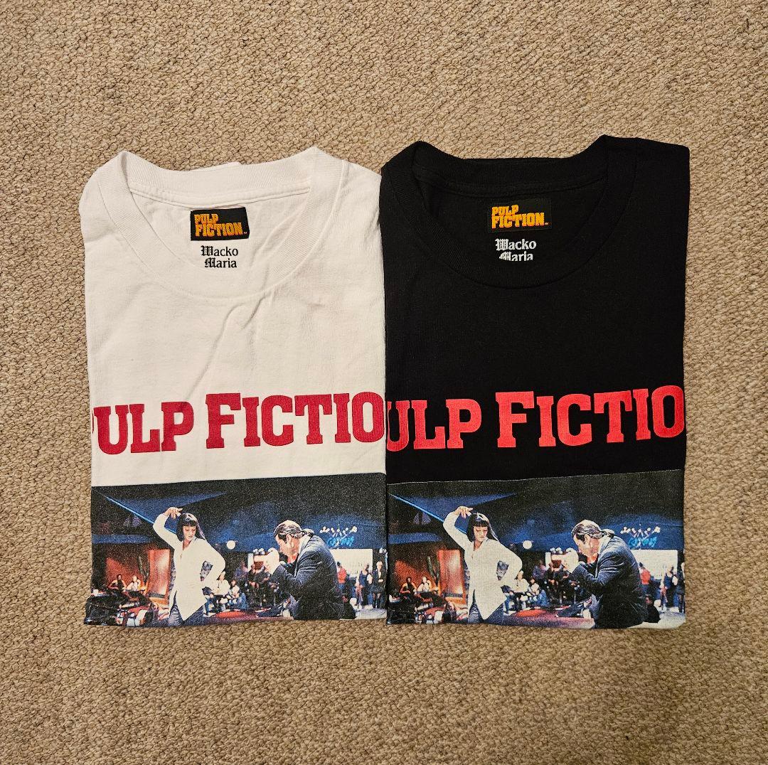 2点セット　ワコマリア　パルプフィクション　Tシャツ　白　黒