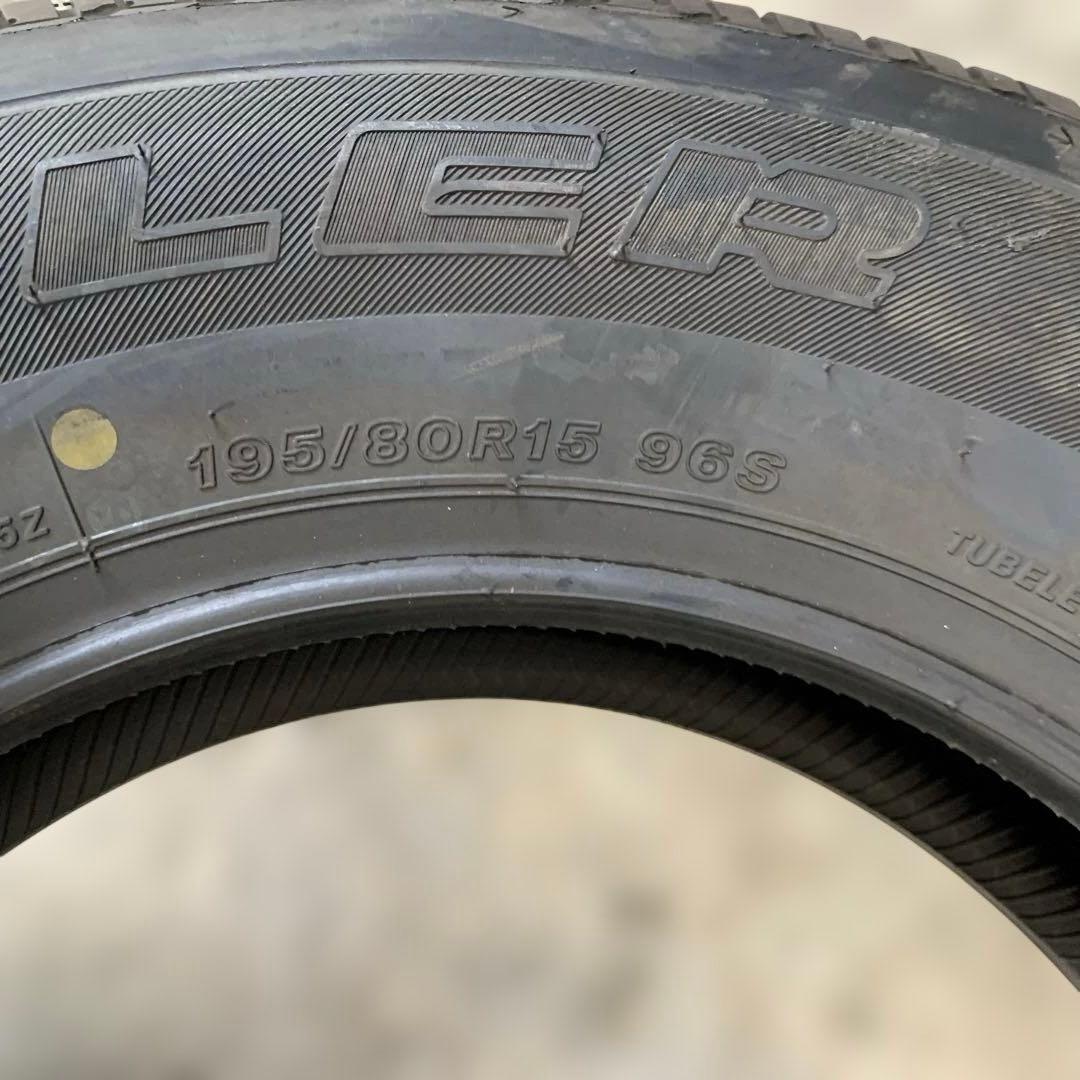 ①ポンパドール 195/80R15 ブリヂストン DUELEER 青852