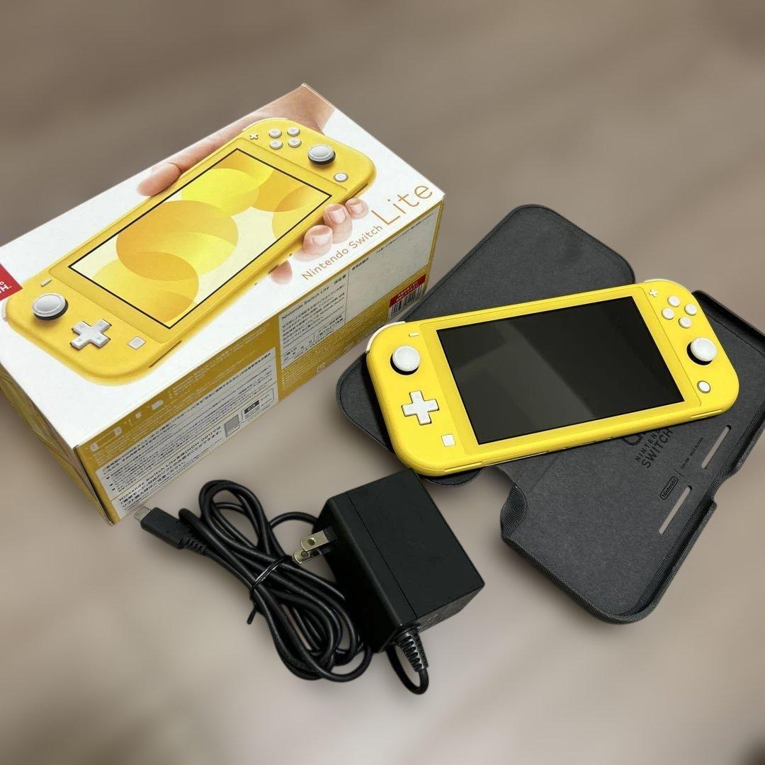 【美品・箱あり】Nintendo Switch Lite イエロー 動作確認済み