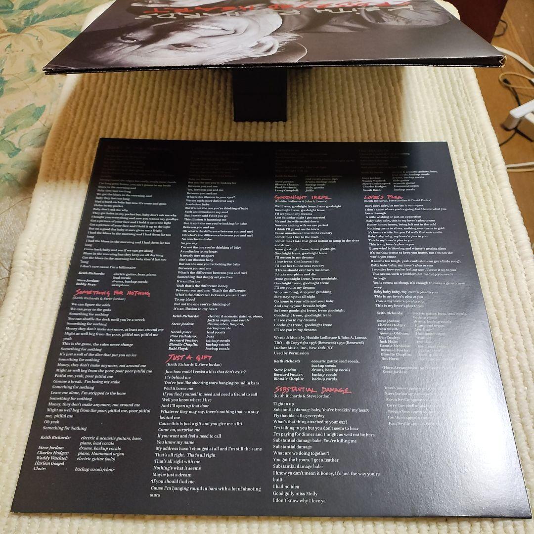 【ＵＳ.Org盤２ＬＰレコード】キース・リチャーズ／クロスアイド・ハート