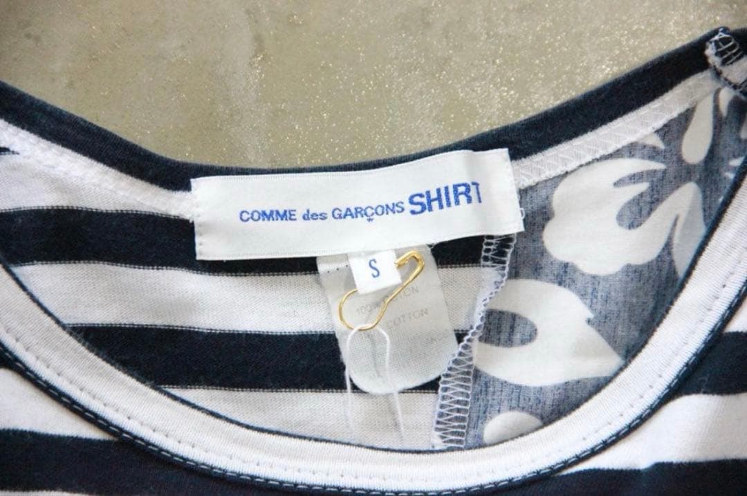 トップス COMME des GARCONS SHIRT stripe t-sh