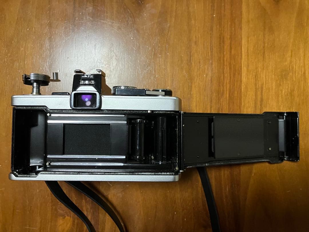 オリンパスOM1一眼レフカメラ、本体、説明書、レンズ、ケース他付　ジャンク品