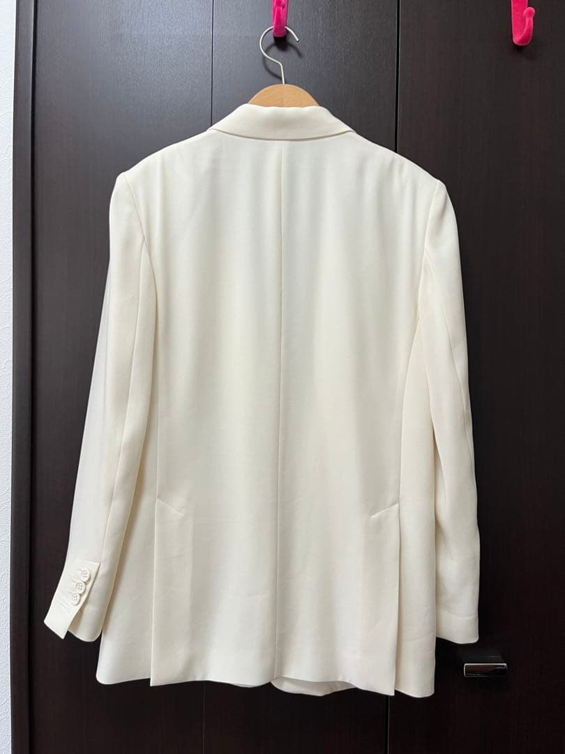 theory 25SS ストレートブレザー　テーラードジャケット　アイボリー　2